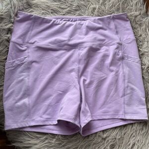 Reebok lilac bike shorts XL EUC